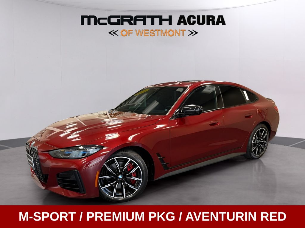 Aventurin Red Metallic 2024 BMW 4 Series Sedan All-Wheel Drive 8-Speed Automatic