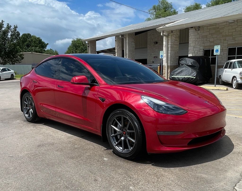 2023 Tesla Model 3 Base Red at Bayway Cadillac Southwest