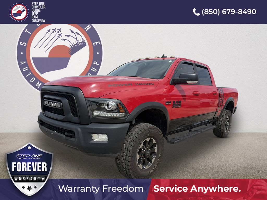 Flame Red Clearcoat 2017 RAM 2500 Pickup Truck Four-Wheel Drive 6-Speed Automatic