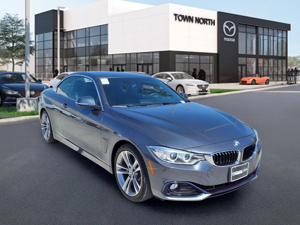 Black Sapphire Metallic 2017 BMW 4 Series Convertible Rear-Wheel Drive 8-Speed Automatic