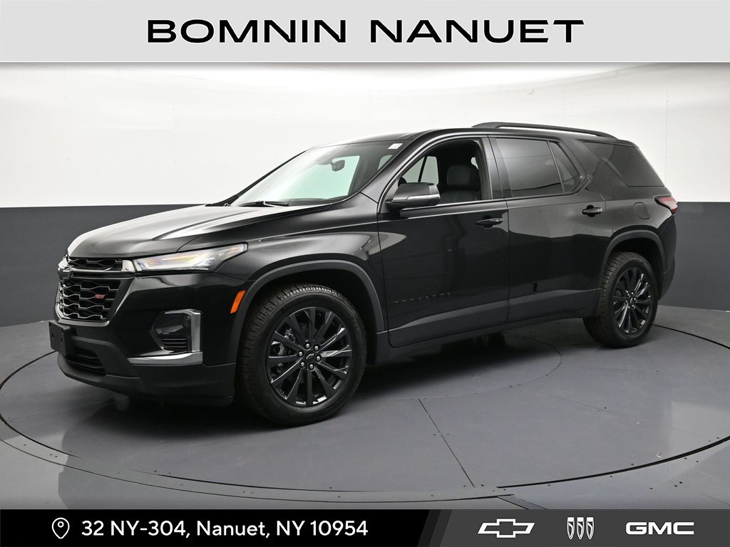 Black Metallic 2023 Chevrolet Traverse SUV / Crossover Four-Wheel Drive 9-Speed Automatic