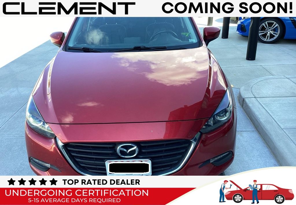 Soul Red Metallic 2018 Mazda MAZDA3 Sedan Front-Wheel Drive 6-Speed Automatic