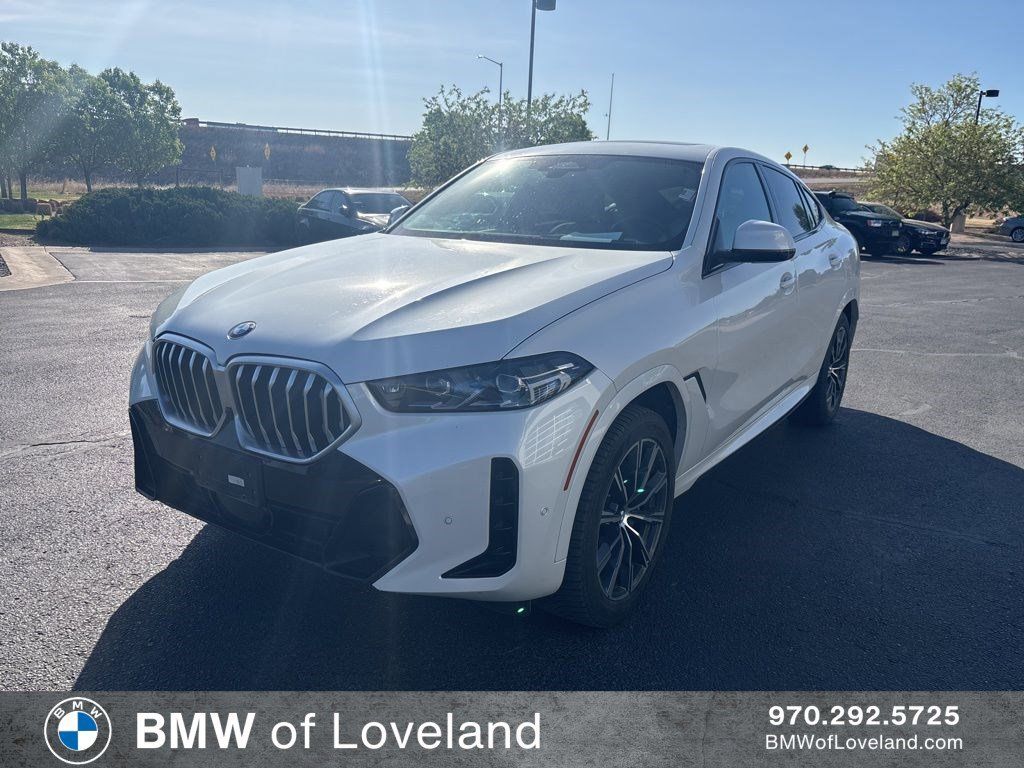Mineral White Metallic 2024 BMW X6 xDrive40i AWD SUV / Crossover All-Wheel Drive 8-Speed Automatic