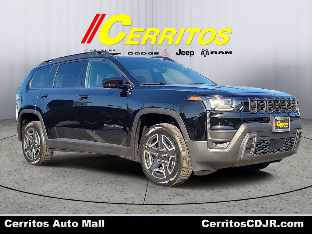 Diamond Black Crystal Pearlcoat 2026 Jeep Cherokee Limited 4WD SUV / Crossover Four-Wheel Drive Continuously Variable Transmission
