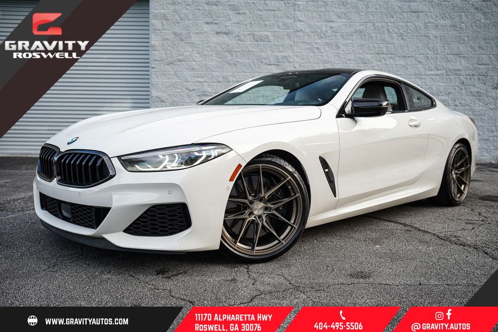Alpine White 2021 BMW 8 Series Coupe All-Wheel Drive 8-Speed Automatic