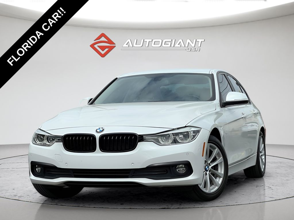 Mineral White Metallic 2018 BMW 3 Series Sedan Rear-Wheel Drive Automatic