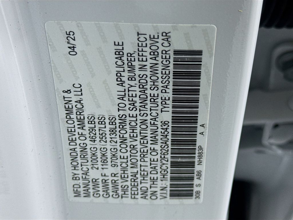 Used Car 2025 Honda Accord Hybrid  Ex-l For Sale Under $35,000 In Austin, Texas