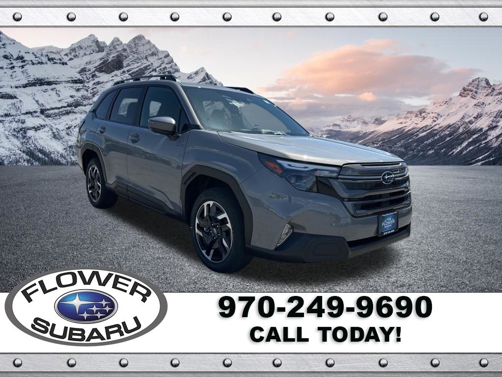 Gray 2026 Subaru Forester Hybrid Premium AWD SUV / Crossover All-Wheel Drive Continuously Variable Transmission