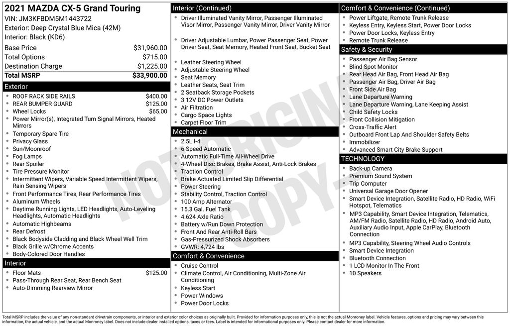 2021 Mazda CX-5 Grand Touring