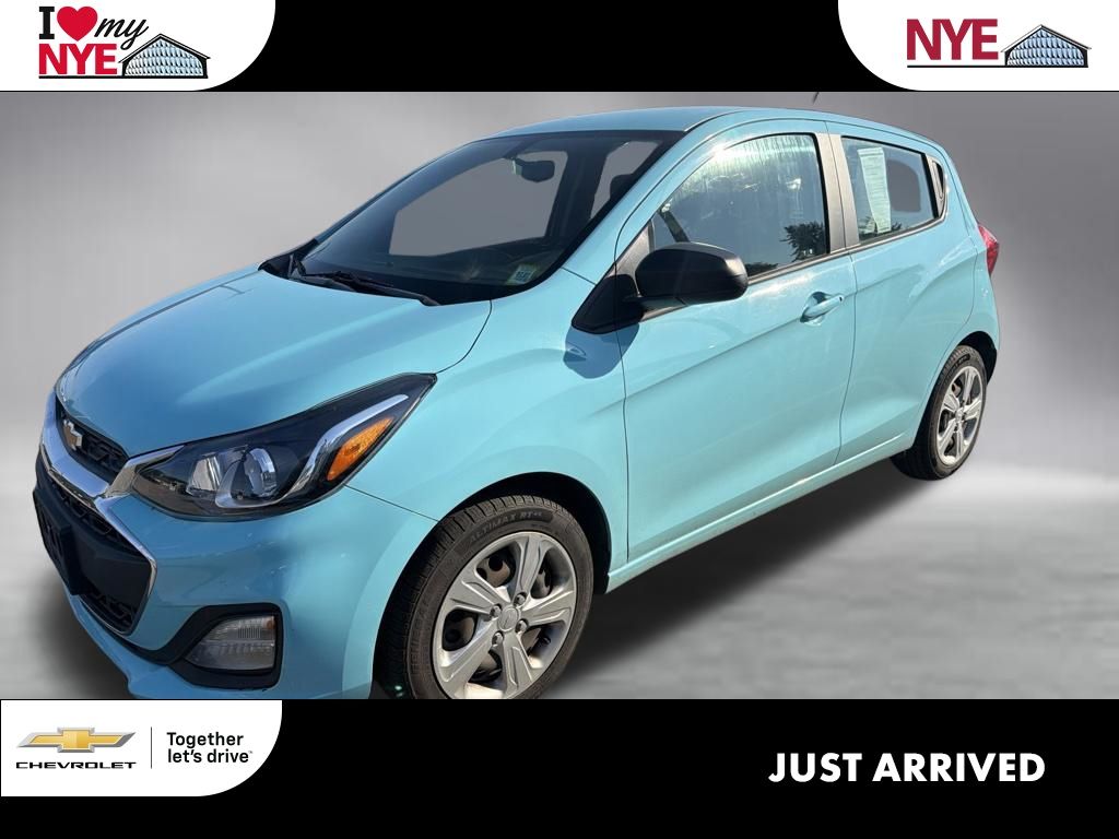 Mystic Blue 2021 Chevrolet Spark Hatchback Front-Wheel Drive Continuously Variable Transmission
