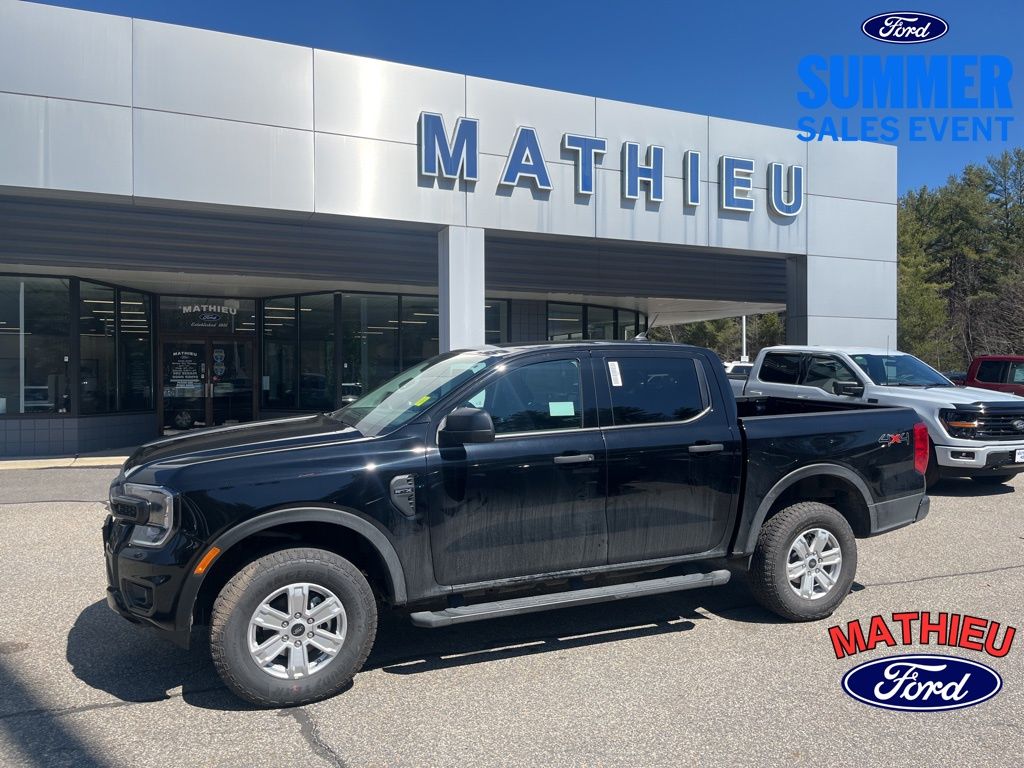 Shadow Black 2026 Ford Ranger Pickup Truck Four-Wheel Drive Automatic