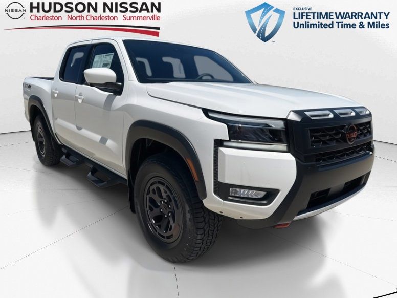 2025 Glacier White Nissan Frontier PRO-4X Truck