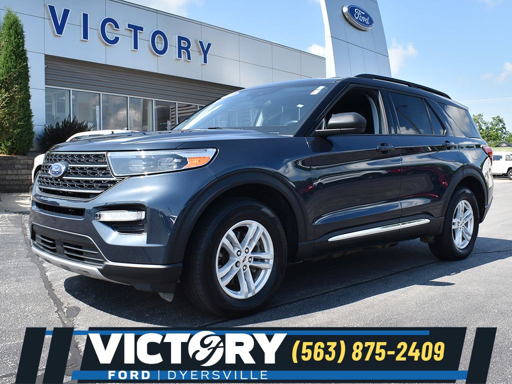 Blue Metallic 2024 Ford Explorer SUV / Crossover All-Wheel Drive Automatic