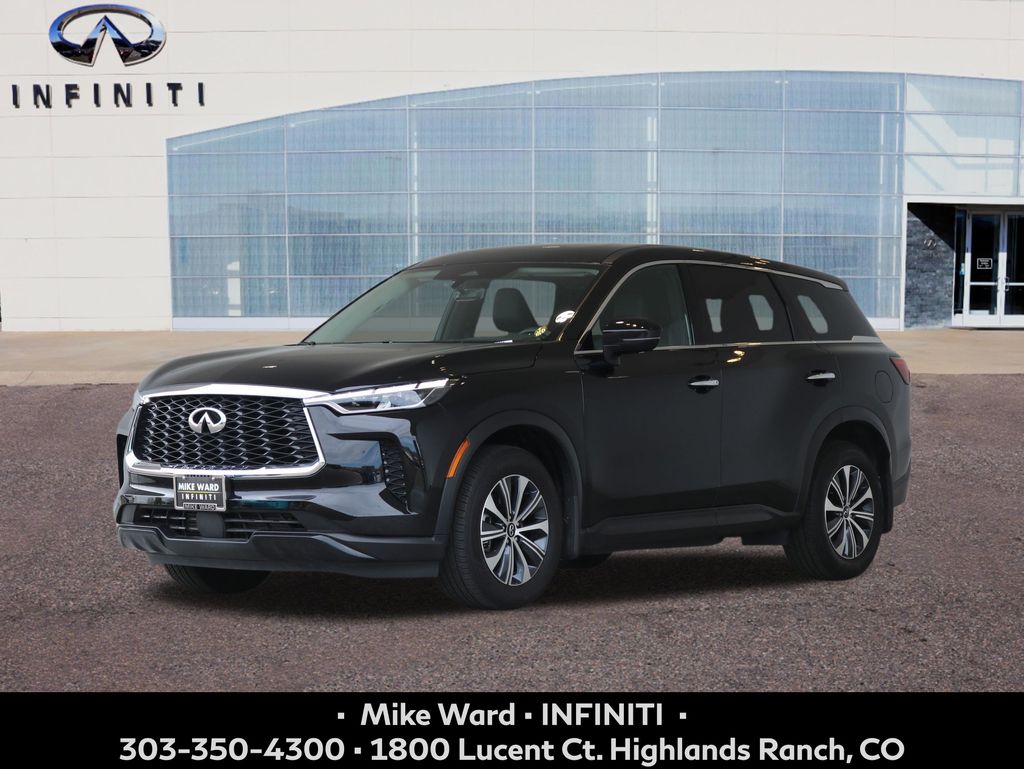 Mineral Black 2025 INFINITI QX60 SUV / Crossover All-Wheel Drive 9-Speed Automatic