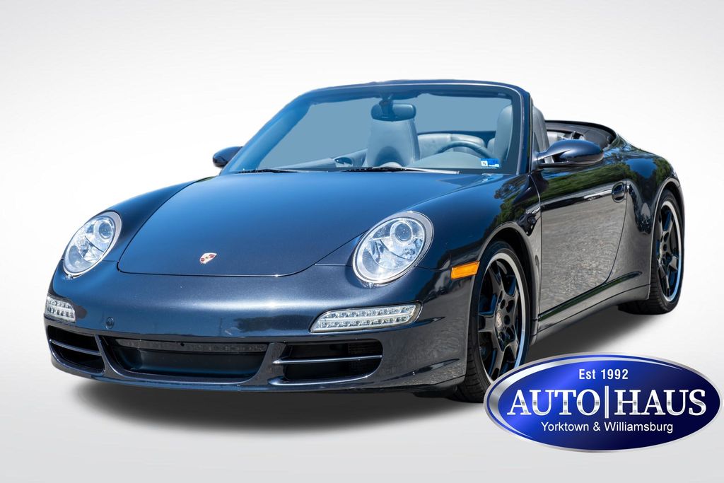 Atlas Gray Metallic 2006 Porsche 911 Convertible All-Wheel Drive 6-Speed Manual