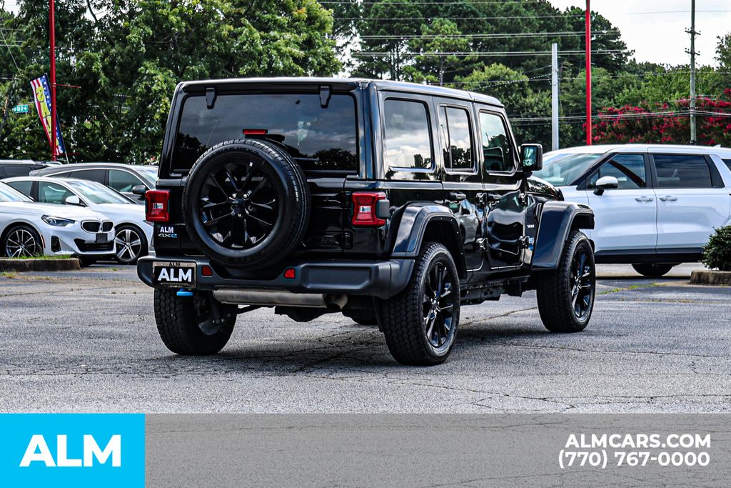 Used 2024 Black Jeep Sahara 4xe image 5