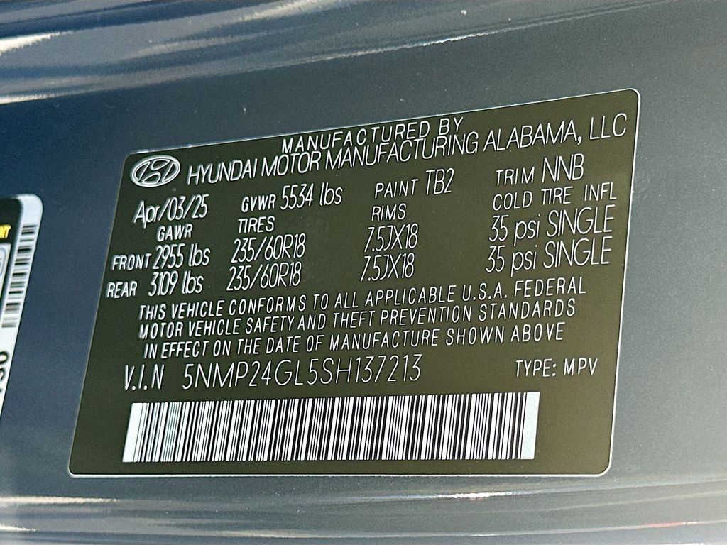 2025 Hyundai Santa Fe SEL 22