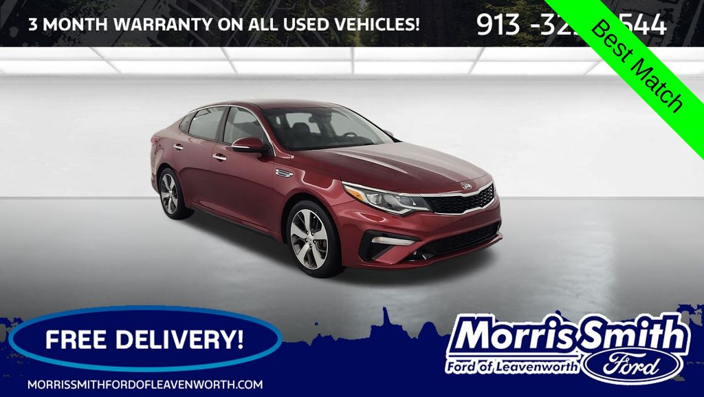 Passion Red 2020 Kia Optima Sedan Front-Wheel Drive 6-Speed Automatic