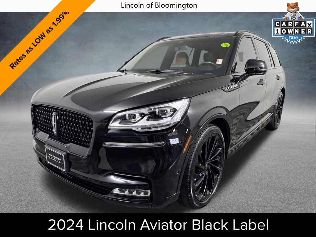 Black Metallic 2024 Lincoln Aviator SUV / Crossover All-Wheel Drive Automatic