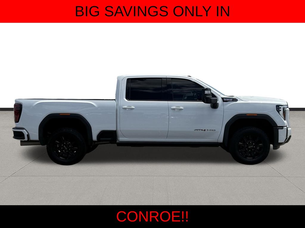 2024 GMC Sierra 2500HD AT4 White at Bayway Cadillac of The Woodlands