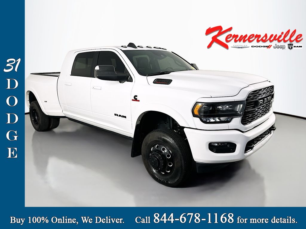 Bright White Clearcoat 2022 RAM 3500 Pickup Truck Four-Wheel Drive Automatic