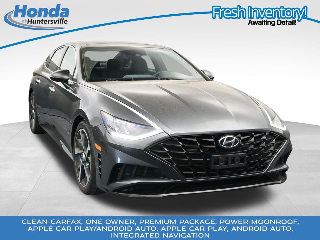 Portofino Gray 2023 Hyundai Sonata SEL Plus FWD Sedan Front-Wheel Drive 8-Speed Automatic
