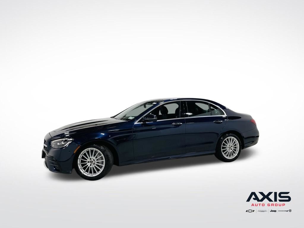 Starling Blue Metallic 2022 Mercedes-Benz E-Class E 350 4MATIC Sedan All-Wheel Drive 9-Speed Automatic