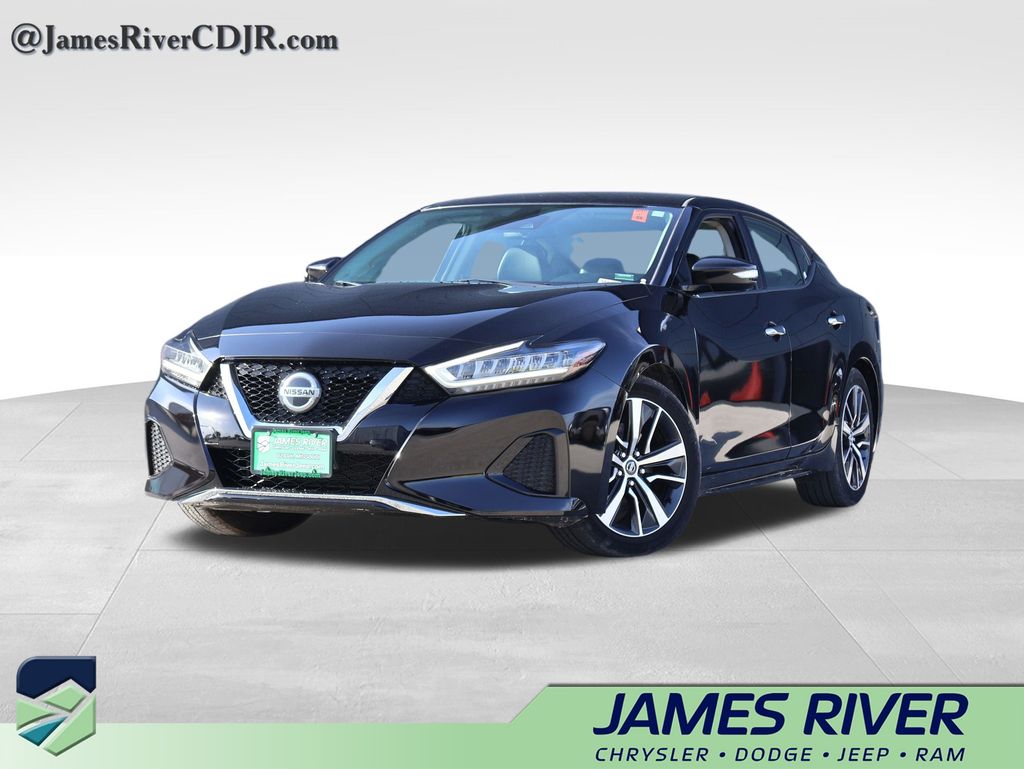 Super Black 2020 Nissan Maxima Sedan Front-Wheel Drive Continuously Variable Transmission