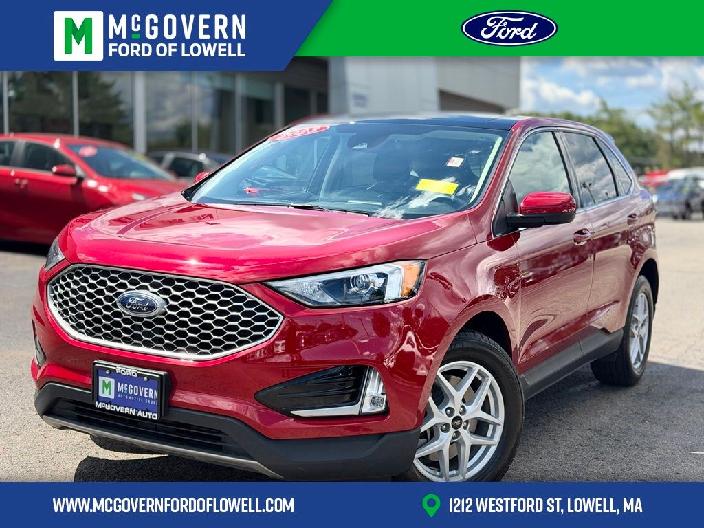 Red Metallic 2023 Ford Edge SUV / Crossover All-Wheel Drive 8-Speed Automatic