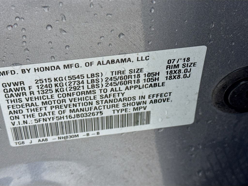 Used Car 2018 Honda Pilot  Lx For Sale Under $20,000 In Austin, Texas