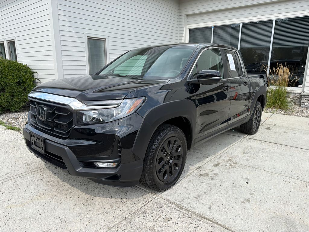 Black 2023 Honda Ridgeline Pickup Truck All-Wheel Drive 9-Speed Automatic