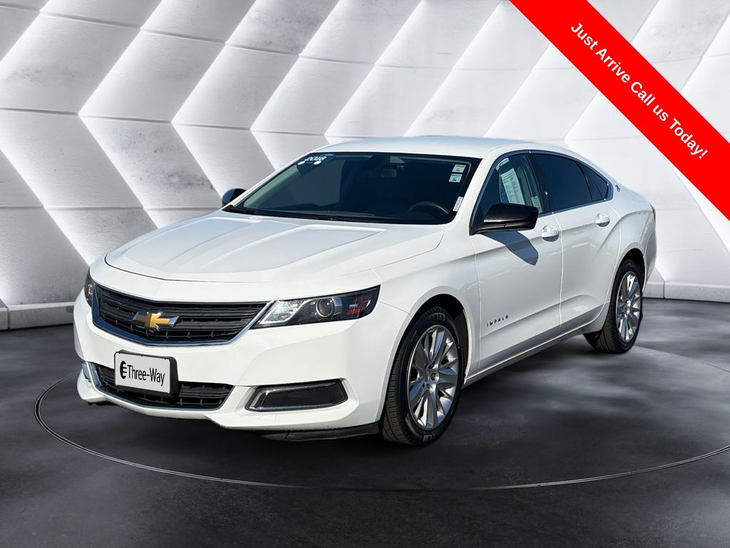 Summit White 2018 Chevrolet Impala Sedan Front-Wheel Drive 6-Speed Automatic Overdrive