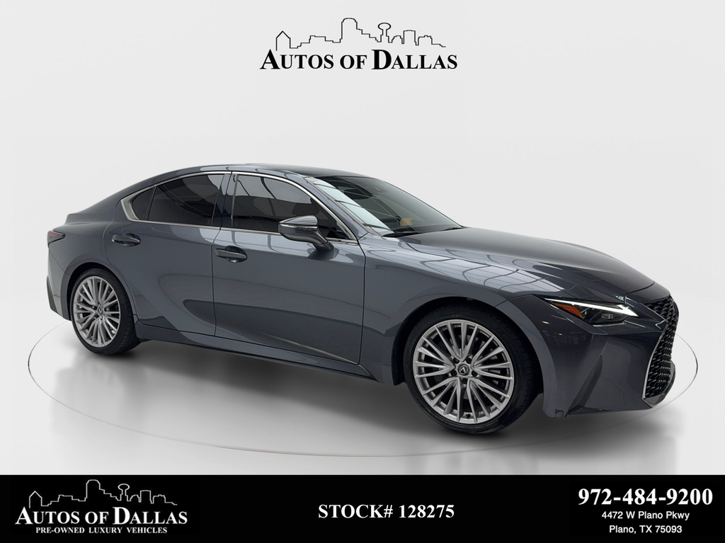 Gray 2023 Lexus IS Sedan Rear-Wheel Drive 8-Speed Automatic