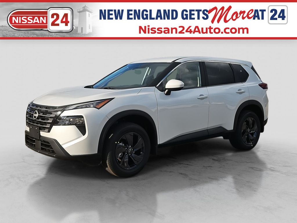 White Pearl 2026 Nissan Rogue SV AWD SUV / Crossover All-Wheel Drive Continuously Variable Transmission