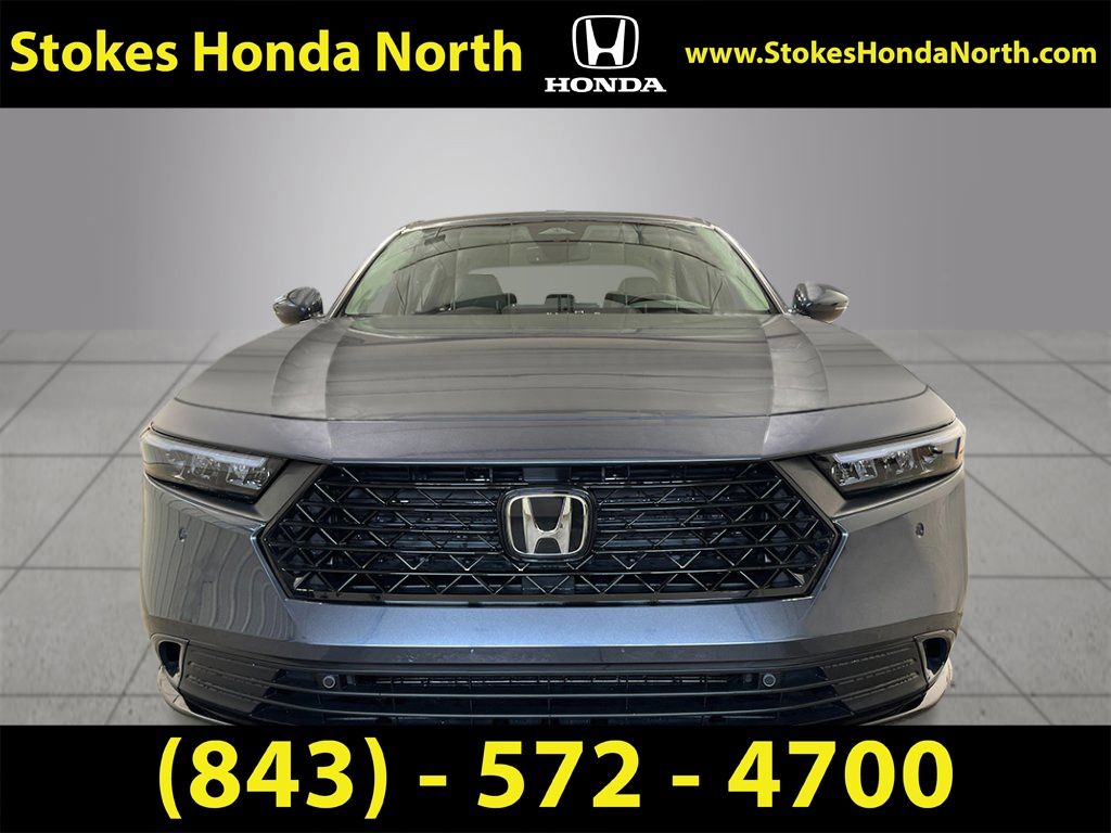 2026 Honda Accord Hybrid EX-L Gray at Stokes Honda North