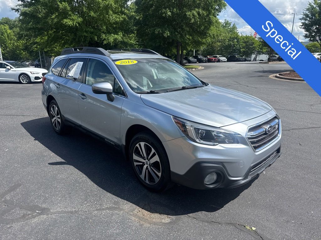 Ice Silver Metallic 2018 Subaru Outback 2.5i Limited AWD Wagon All-Wheel Drive Continuously Variable Transmission