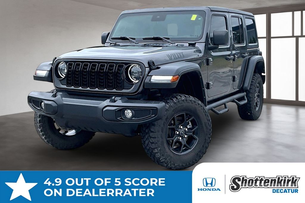  2024 Jeep Wrangler Willys 4-Door 4WD   