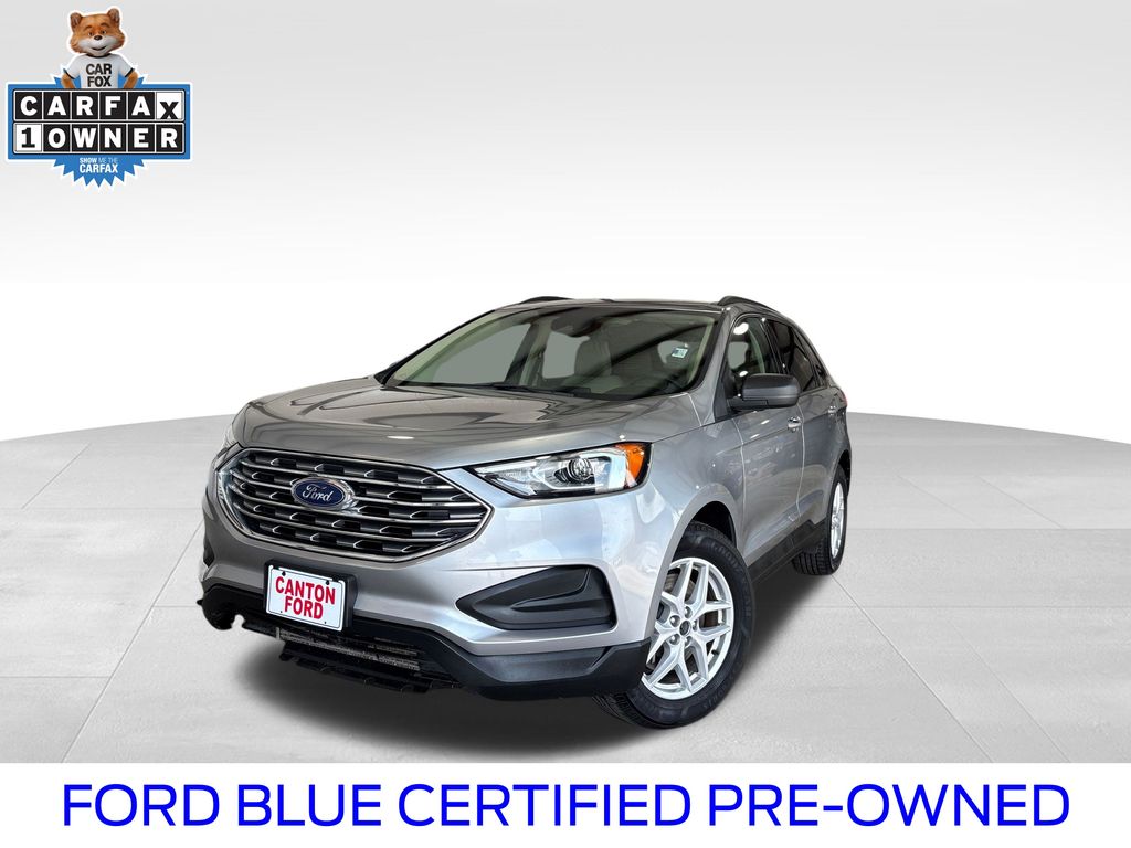 Iconic Silver Metallic 2022 Ford Edge SE AWD SUV / Crossover All-Wheel Drive 8-Speed Automatic