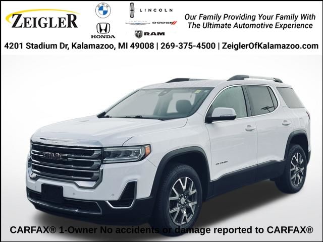 Summit White 2023 GMC Acadia SUV / Crossover Four-Wheel Drive 9-Speed Automatic