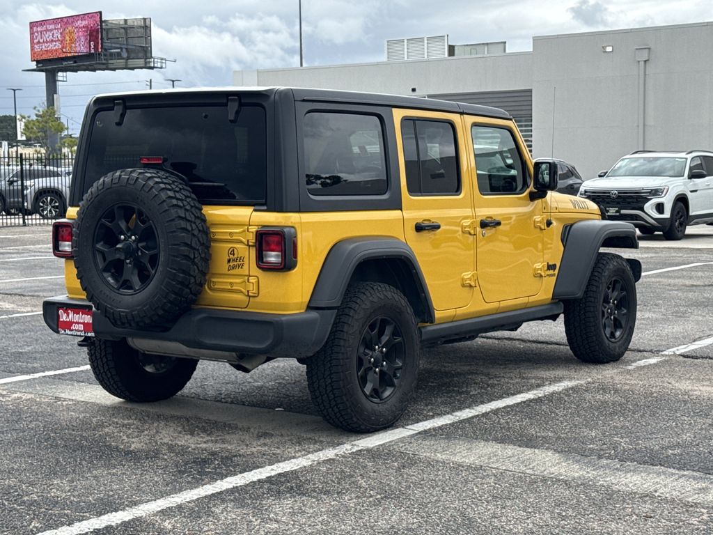 2021 Jeep Wrangler Unlimited Willys Yellow at Classic Elite Chevrolet Hwy 6