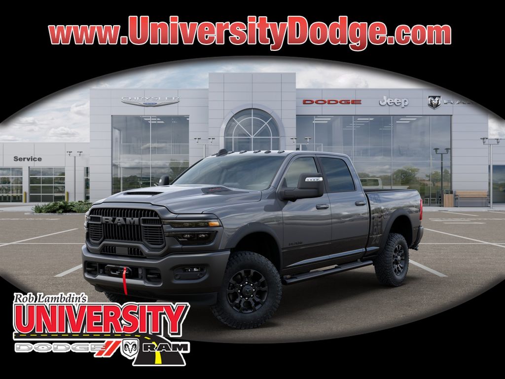 Ceramic Gray Clearcoat 2025 RAM 2500 Power Wagon Crew Cab 4WD Pickup Truck Four-Wheel Drive 8-Speed Automatic
