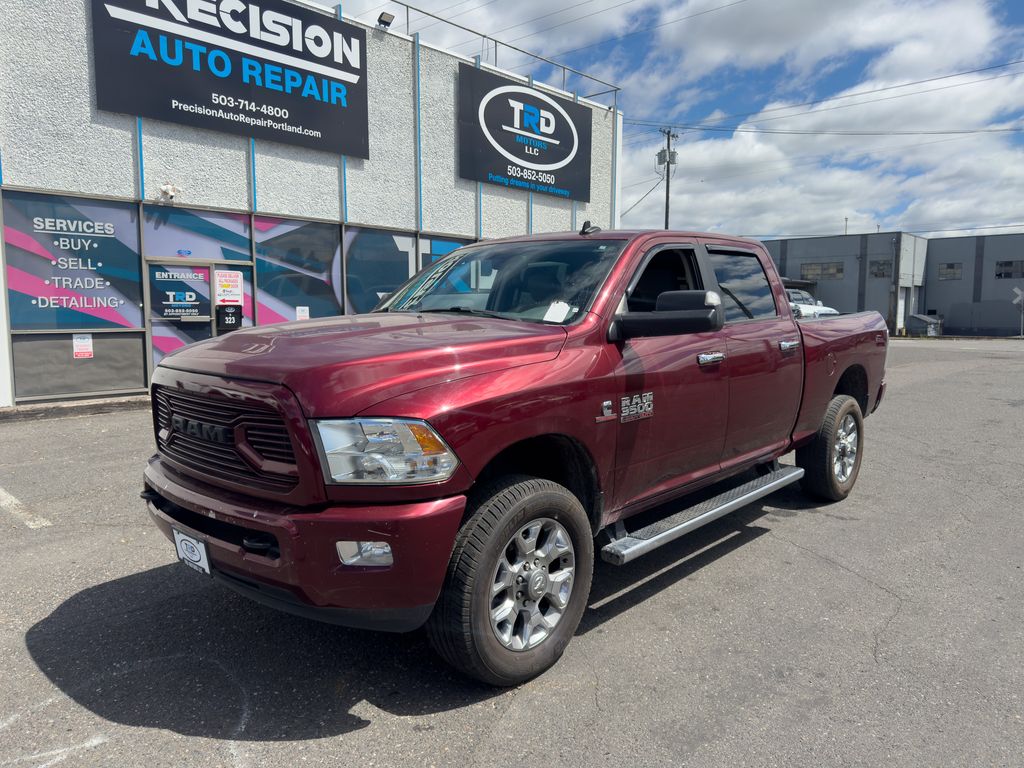 Delmonico Red Pearlcoat 2018 RAM 3500 Pickup Truck Four-Wheel Drive 6-Speed Automatic