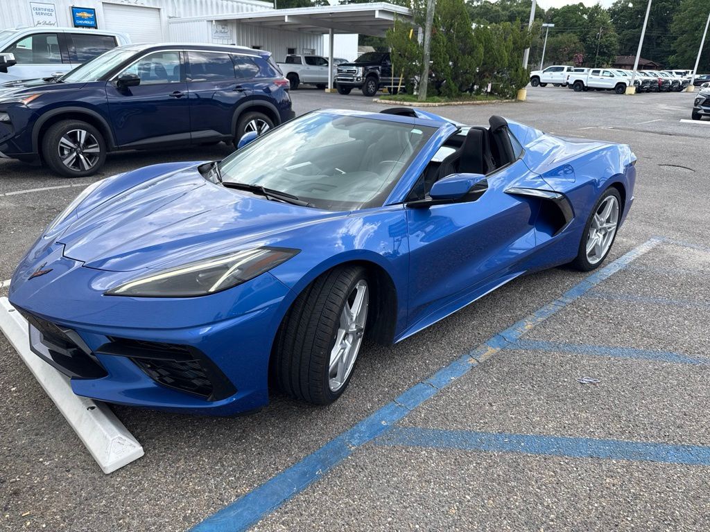 Elkhart Lake Blue Metallic 2023 Chevrolet Corvette Stingray 2LT Convertible RWD Convertible Rear-Wheel Drive 8-Speed Dual Clutch