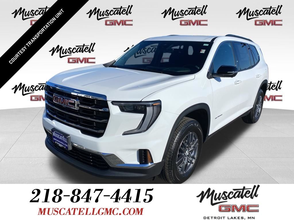 Summit White 2026 GMC Acadia SUV / Crossover Front-Wheel Drive 8-Speed Automatic