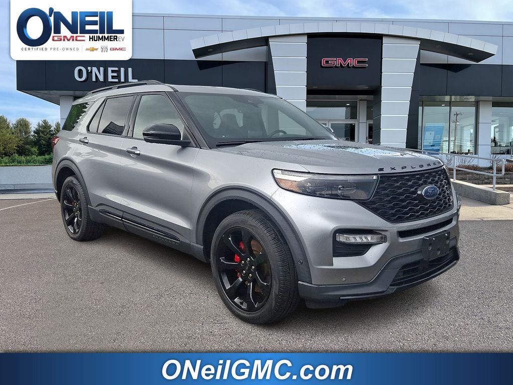 Silver Metallic 2020 Ford Explorer SUV / Crossover All-Wheel Drive Automatic