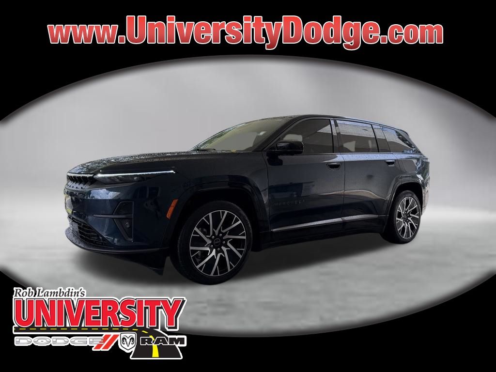 Fathom Blue Pearlcoat 2025 Jeep Wagoneer S SUV / Crossover Four-Wheel Drive 1-Speed Automatic