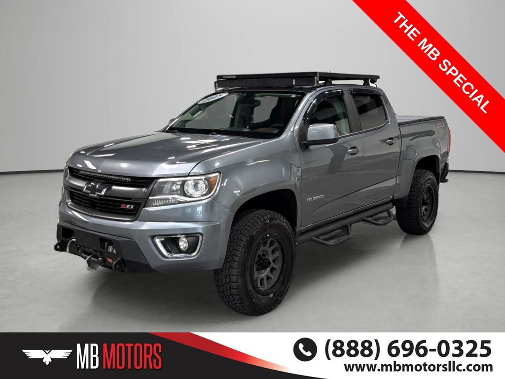 Gray 2018 Chevrolet Colorado Pickup Truck Four-Wheel Drive 8-Speed Automatic