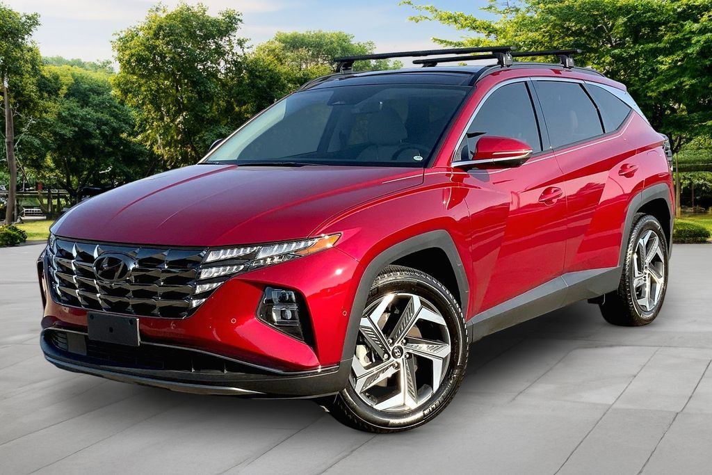 Ultimate Red 2024 Hyundai Tucson SUV / Crossover All-Wheel Drive 8-Speed Automatic