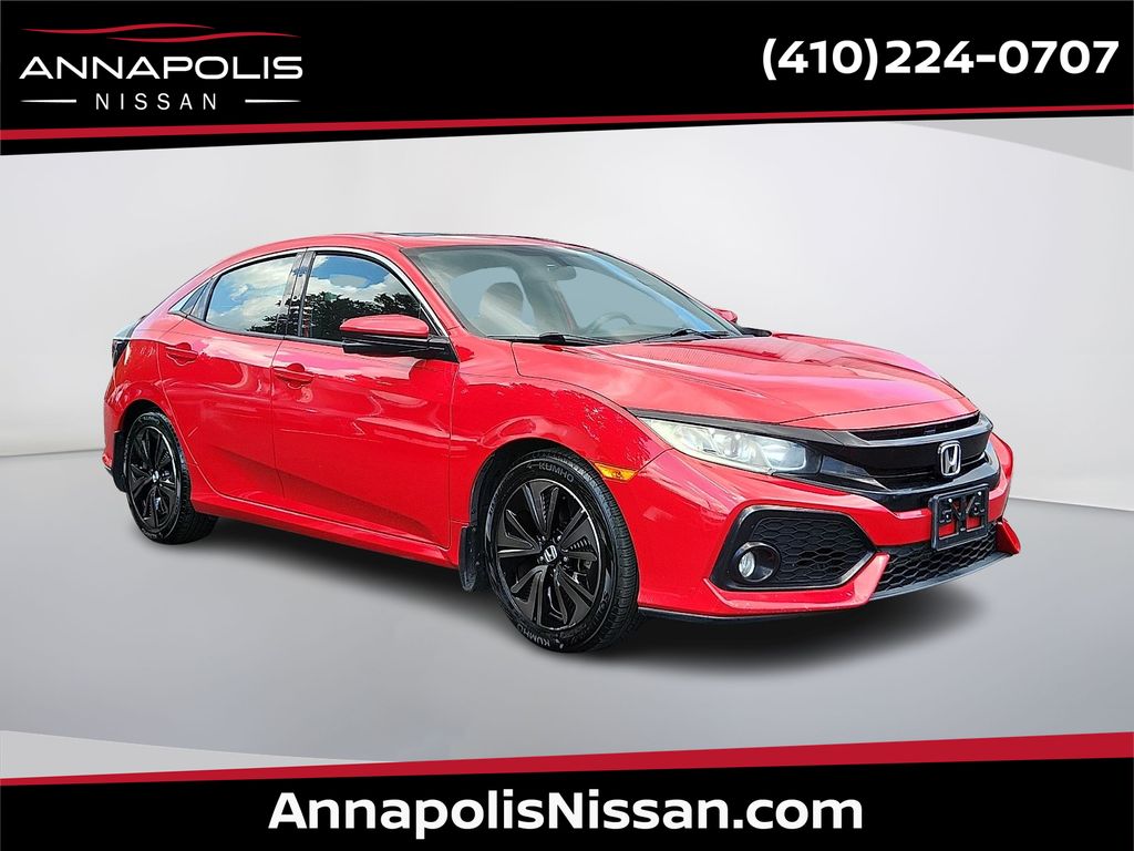 Rallye Red 2017 Honda Civic Hatchback Hatchback Front-Wheel Drive Continuously Variable Transmission