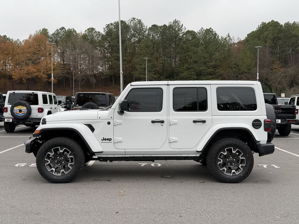 Jeep Wrangler Sahara White Hardtop New 2025 Jeep Wrangler Sahara